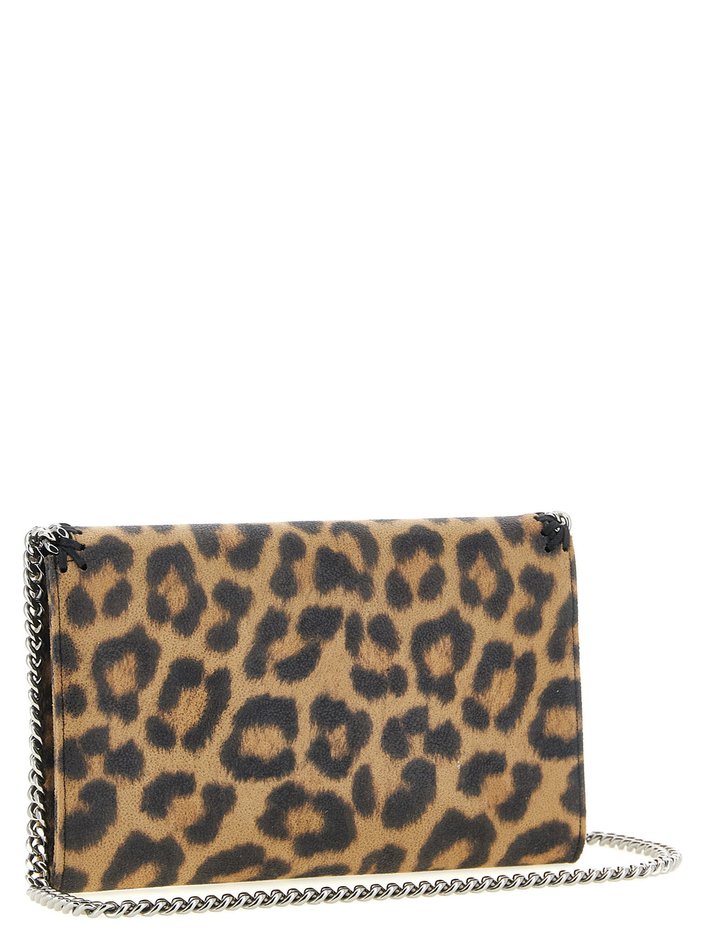Stella McCartney Brown Polyester Clutch Bag