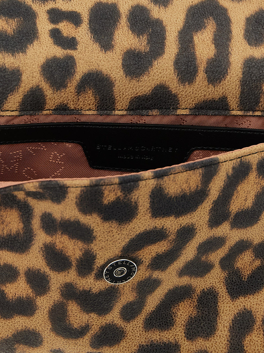 Stella McCartney Brown Polyester Clutch Bag