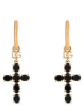 Dolce & Gabbana Black Brass Earrings