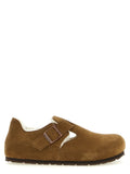 Birkenstock Brown Suede Leather Clogs