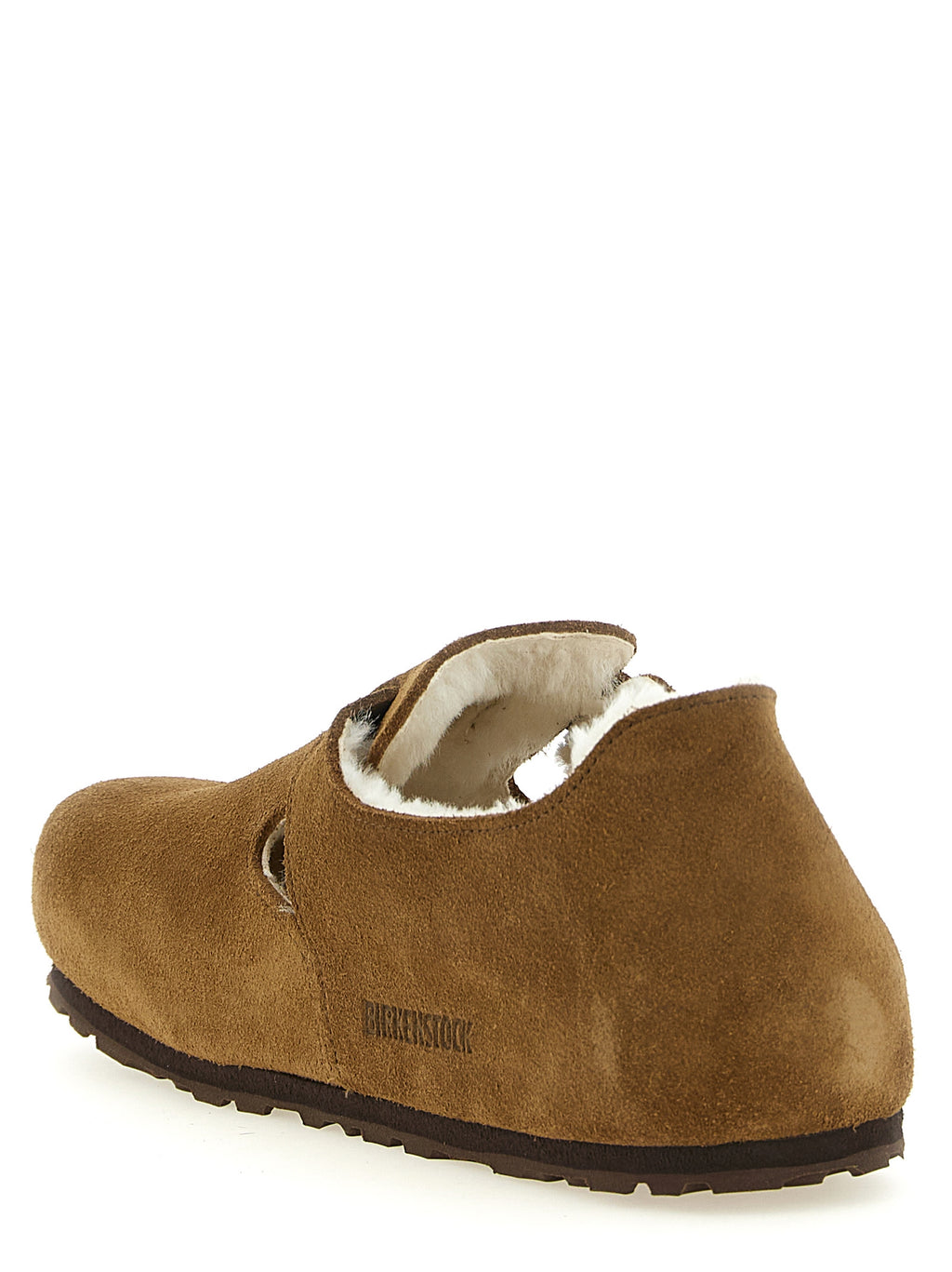 Birkenstock Brown Suede Leather Clogs