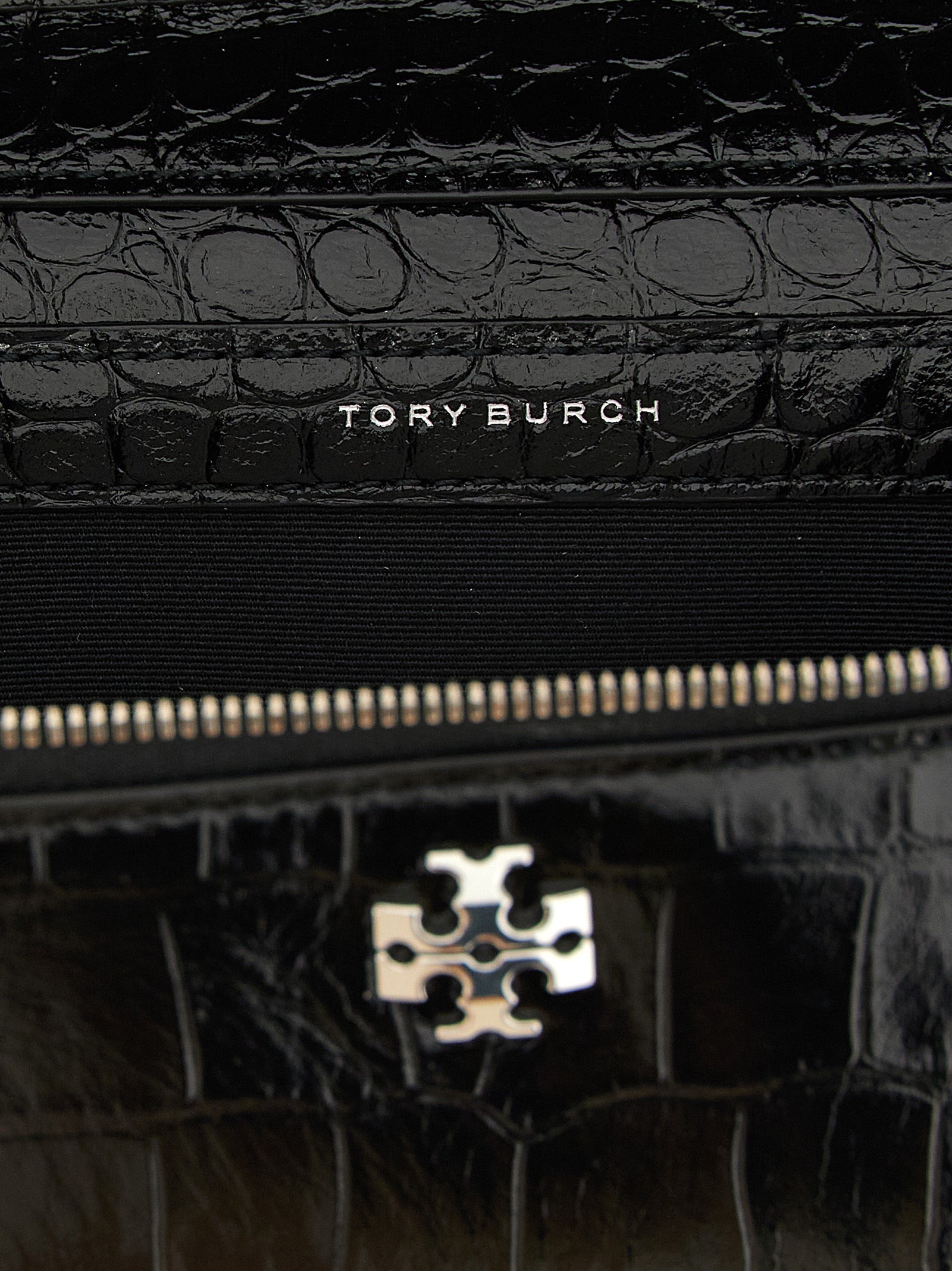 Tory Burch Black Lamb Leather Crossbody Bag