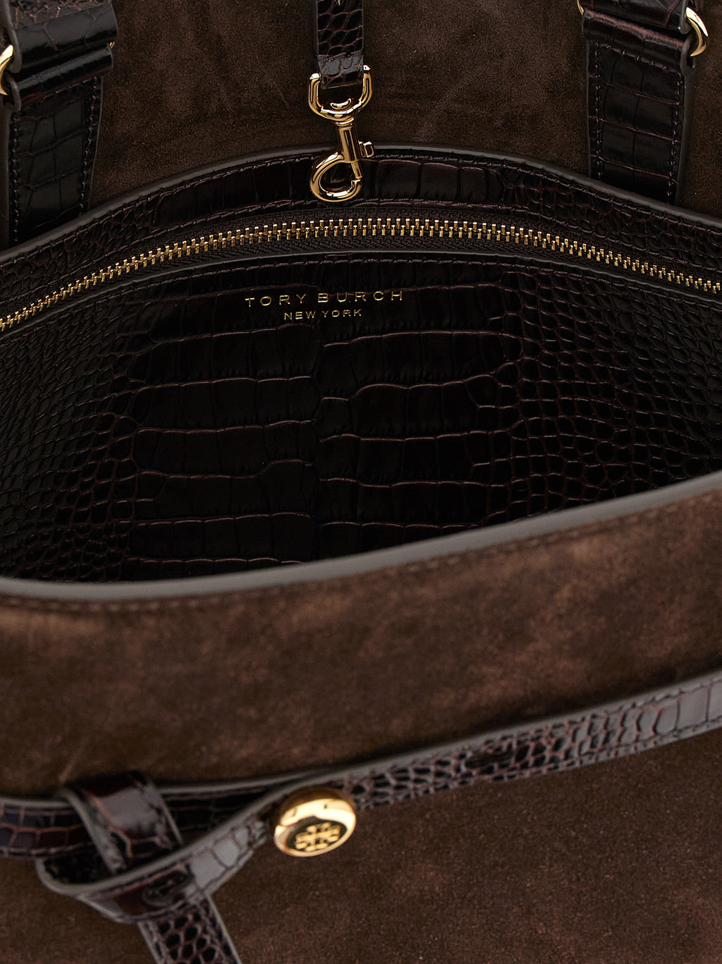 Tory Burch Brown Bovine Leather Crossbody Bag