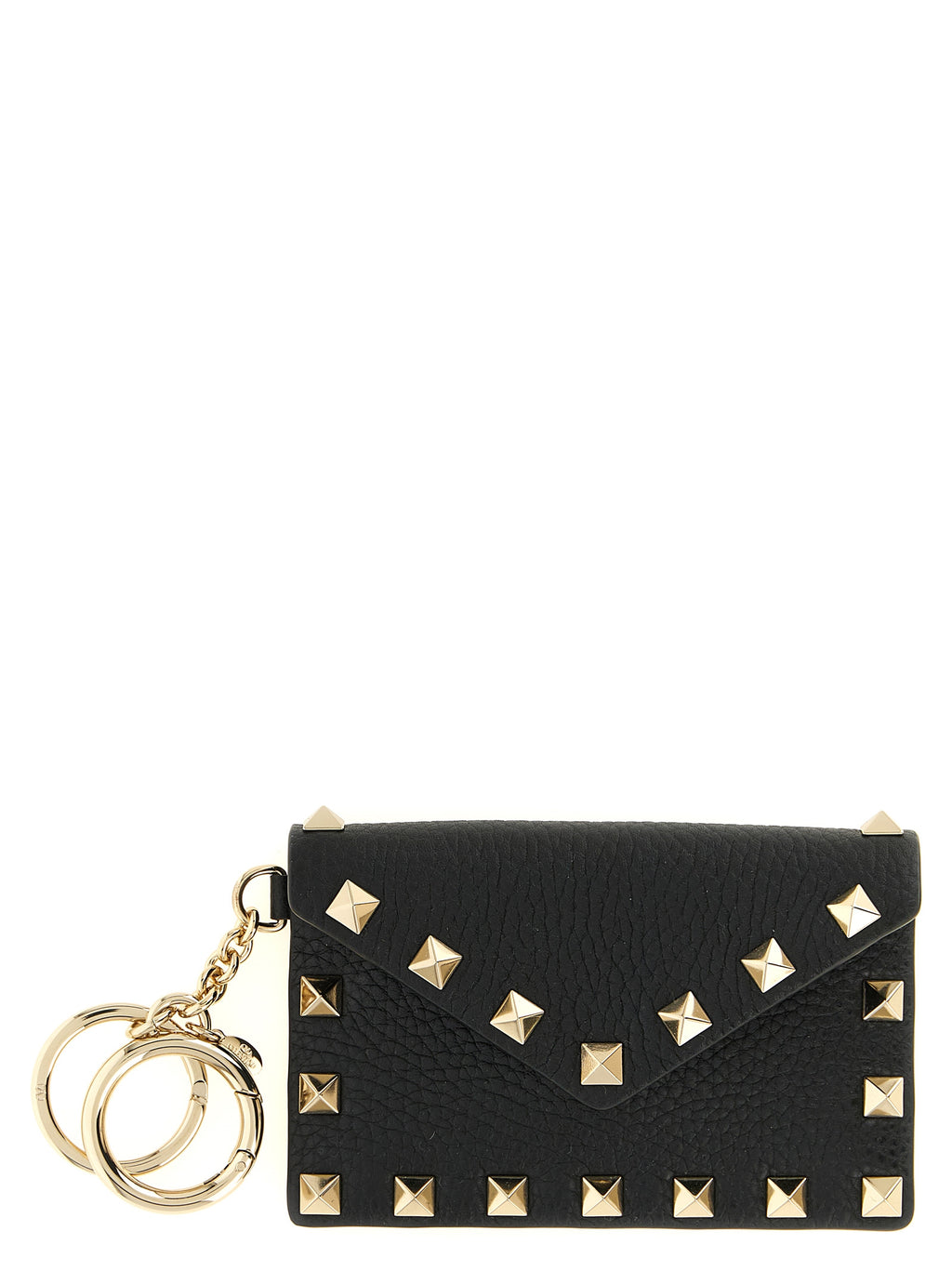 Valentino Garavani Black Calfskin Cardholder