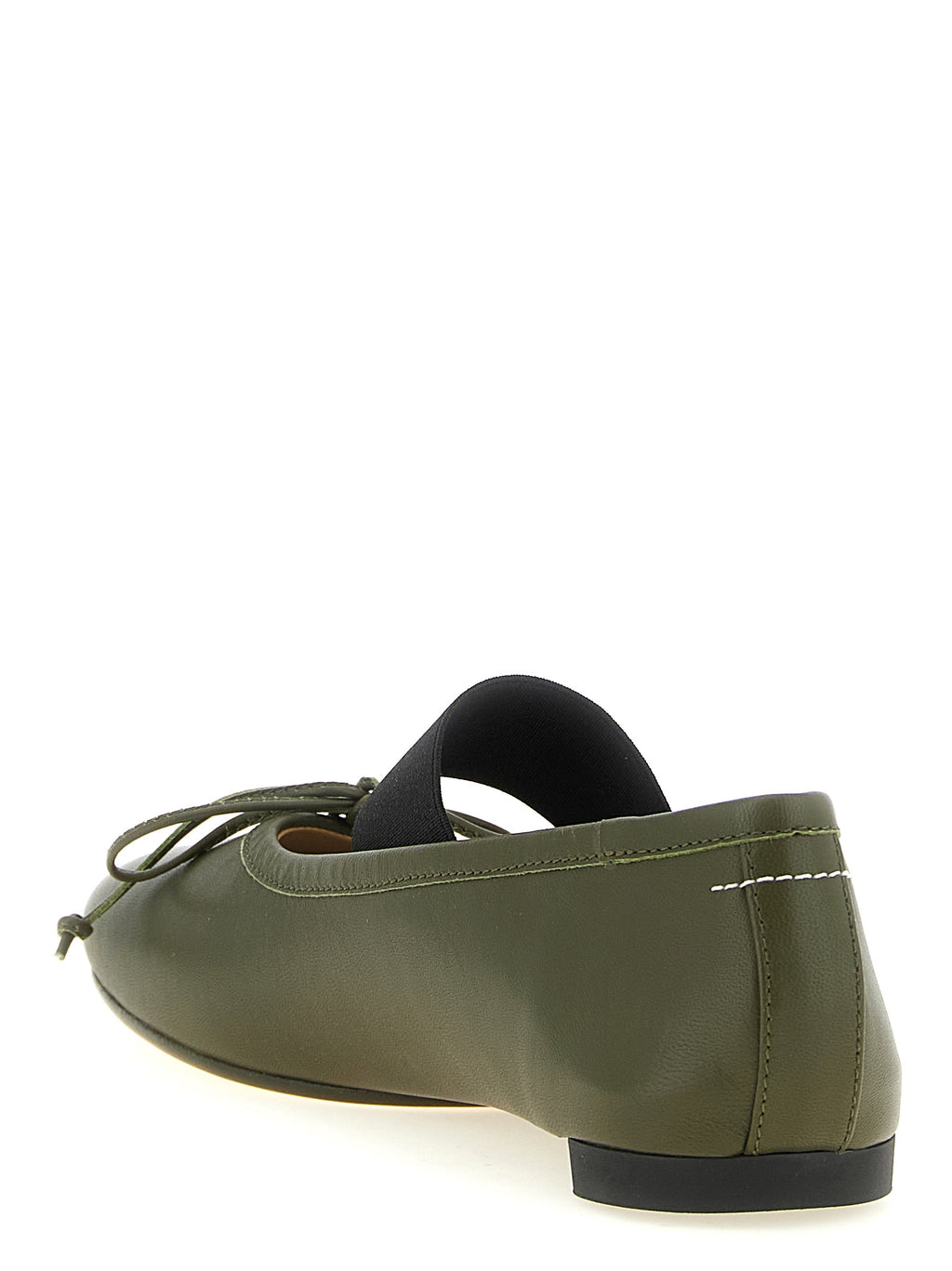 MM6 Maison Margiela Bicolor Lambskin Ballet Flats
