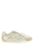 PINKO White Leather Low Top Sneakers