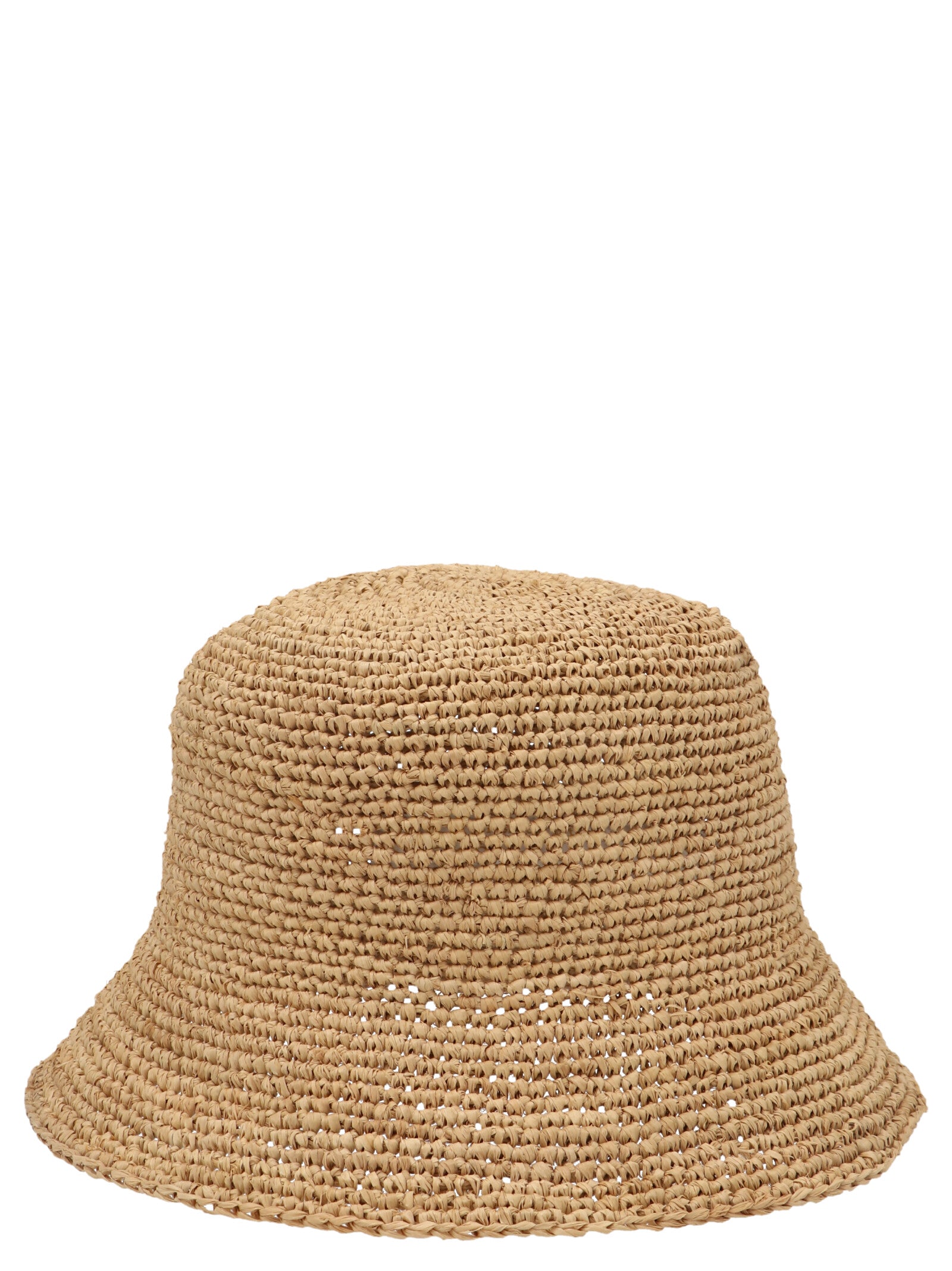 Ibeliv Beige Raffia Bucket Hat