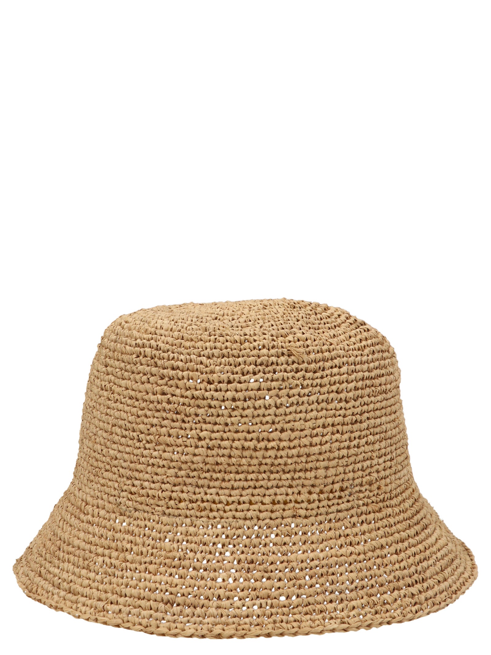 Ibeliv Beige Raffia Bucket Hat