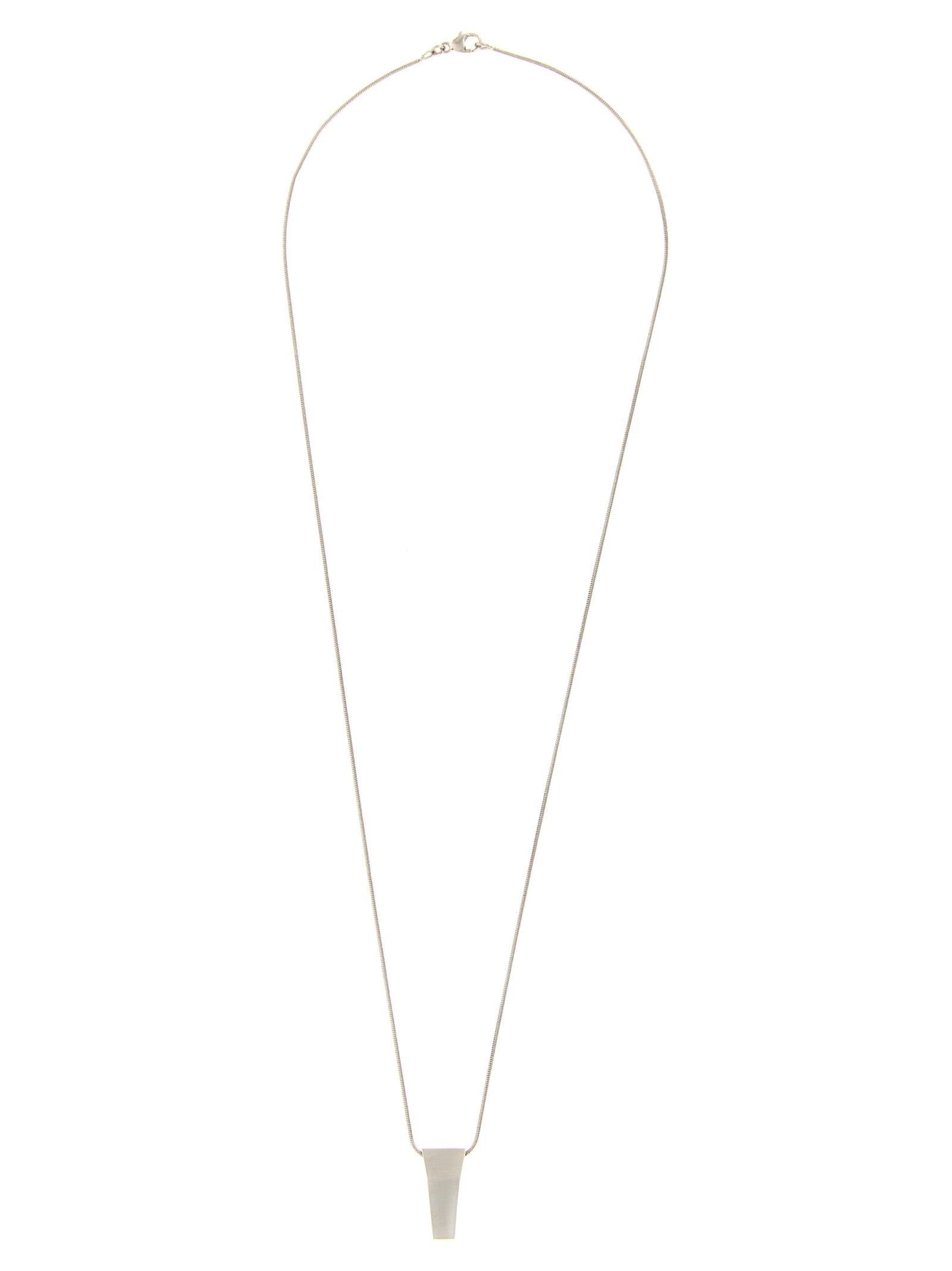 Rick Owens Silver Brass Necklace