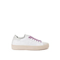 P448 White Leather Low Top Sneakers