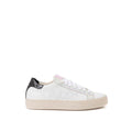 P448 White Leather Low Top Sneakers