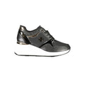 Laura Biagiotti Black Polyester Sneaker