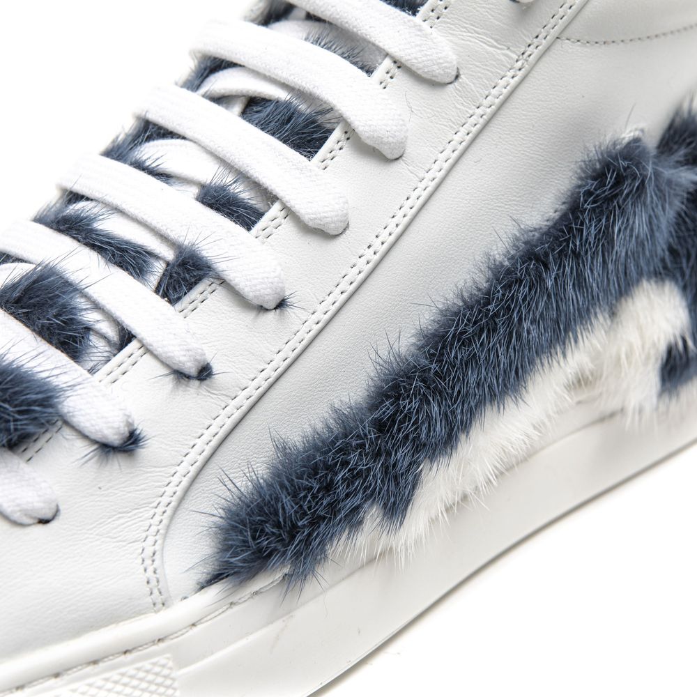 Mr&Mrs Italy White Leather Women's Sneaker