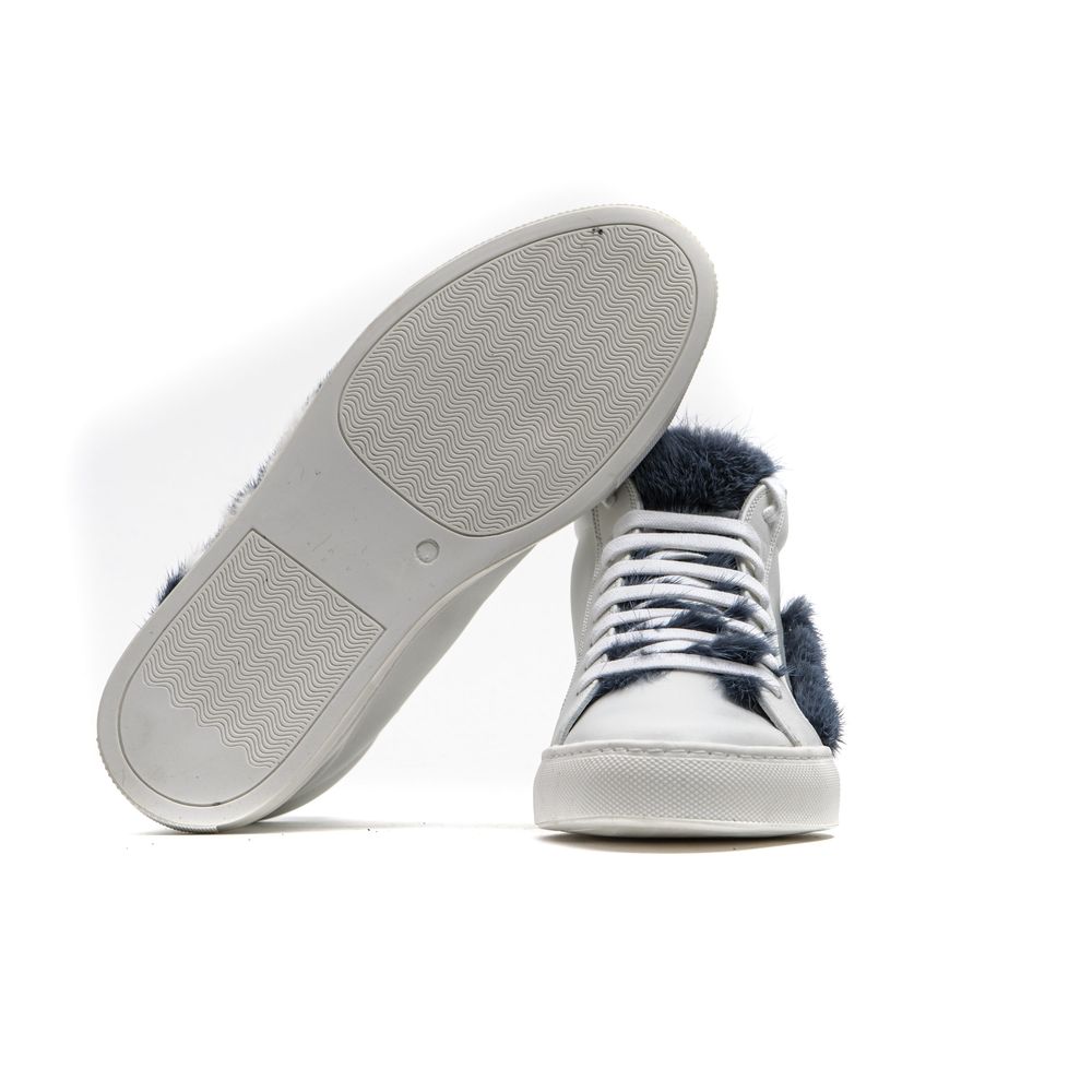 Mr&Mrs Italy White Leather Women's Sneaker