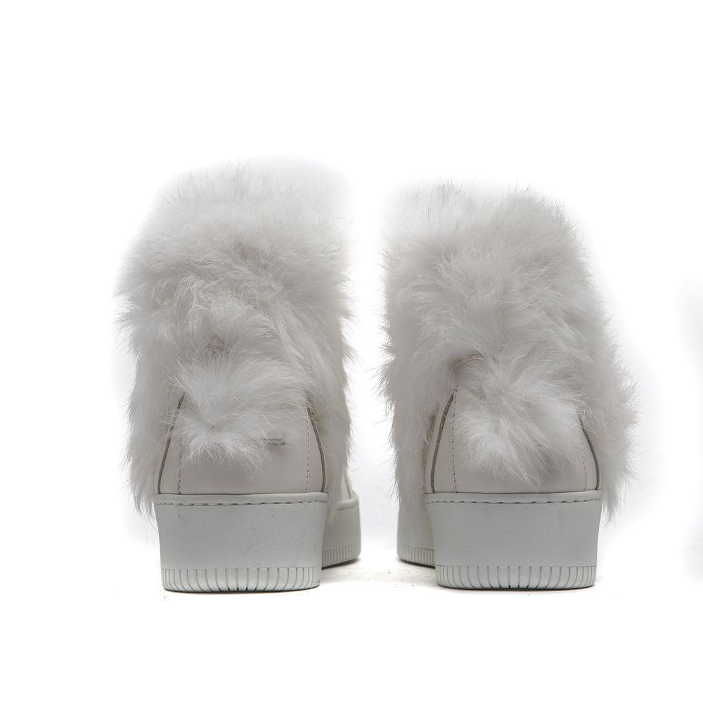 Mr&Mrs Italy White Leather Women's Sneaker