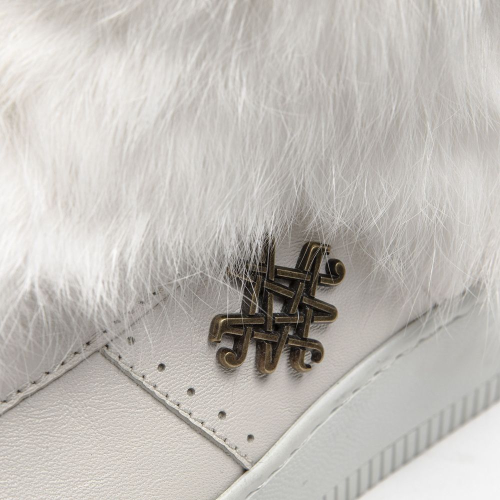 Mr&Mrs Italy White Leather Women's Sneaker