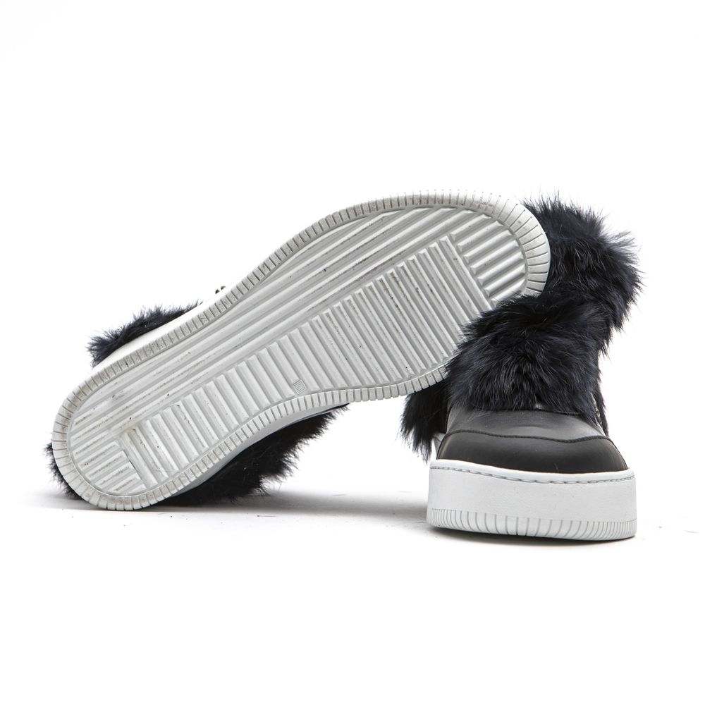Mr&Mrs Italy Blue Leather Women Sneaker